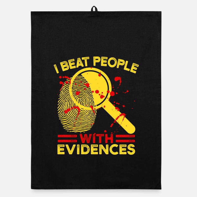 Forensic Science Major Beat People With Evidences Organic dish towel