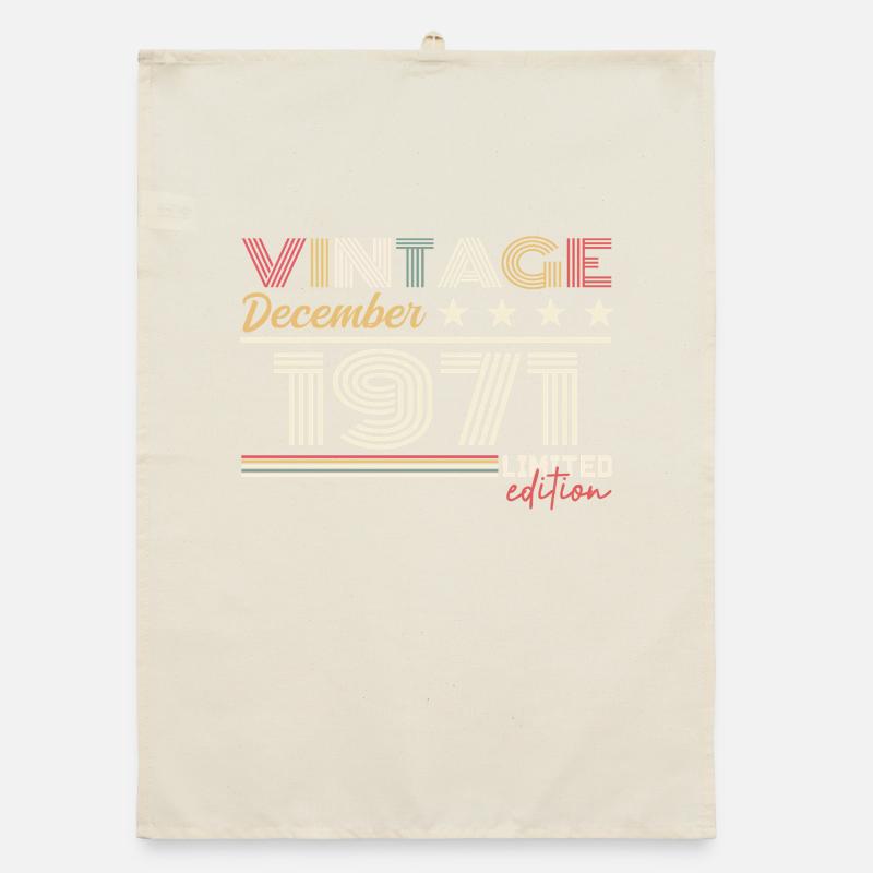 December 1971 gift Organic dish towel