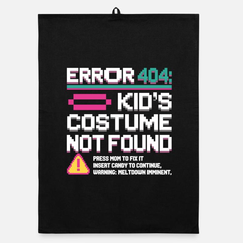Error 404 Child Costume Not Found Organic dish towel