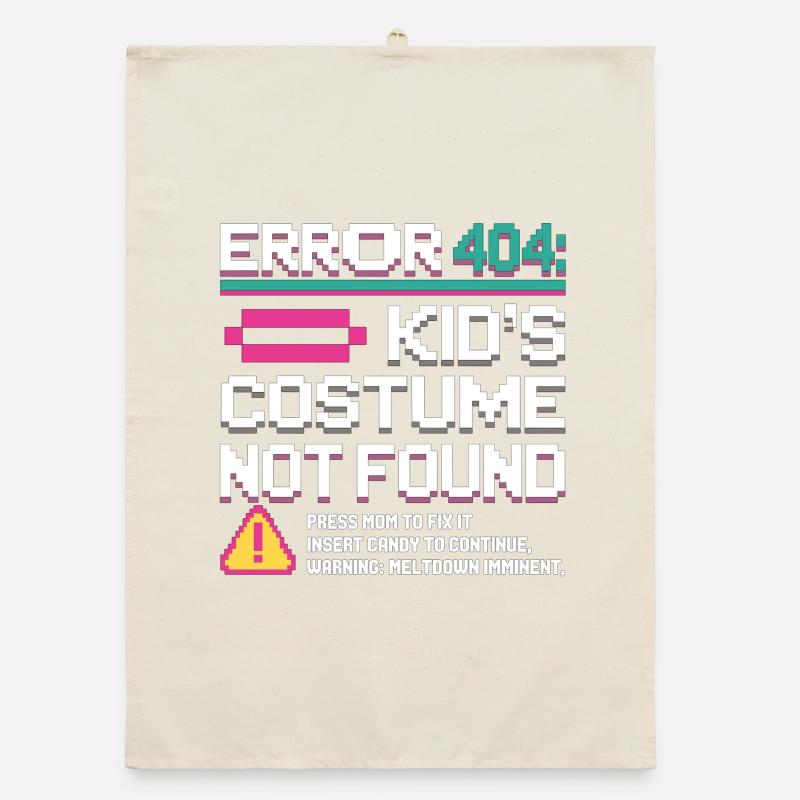 Error 404 Child Costume Not Found Organic dish towel