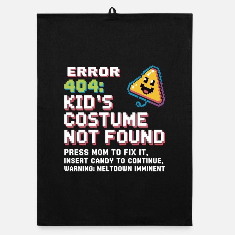 Error 404 Child Costume Not Found Organic dish towel