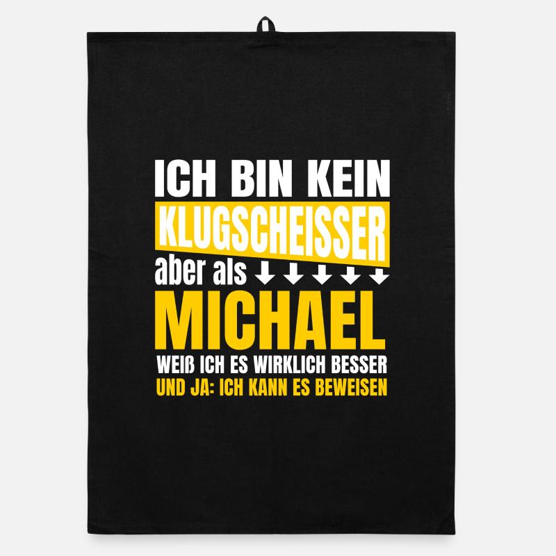 Ich bin kein Klugscheisser Michael Organic Geschirrtuch