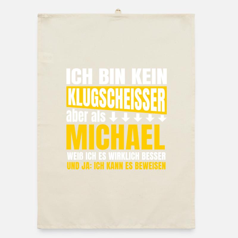 Ich bin kein Klugscheisser Michael Organic Geschirrtuch