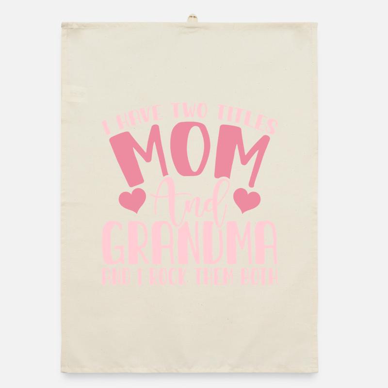 Oma Mama Geschenk Weihnachtsgeschenke Großmutter  Organic Geschirrtuch