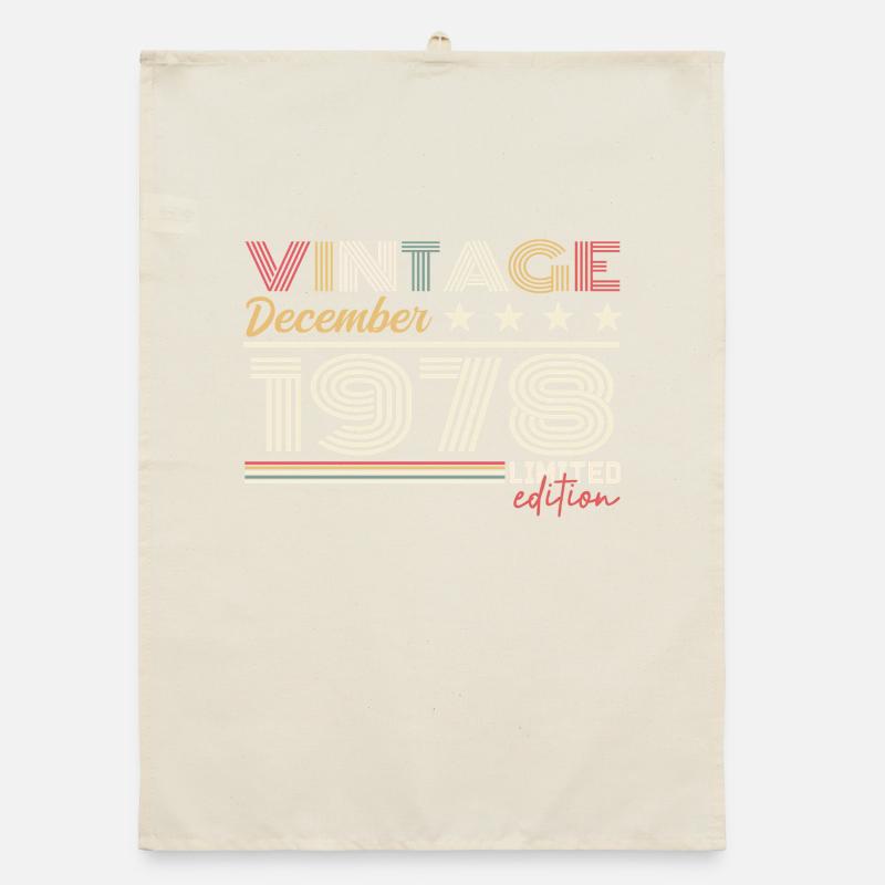Geschenk Dezember 1978 Organic Geschirrtuch