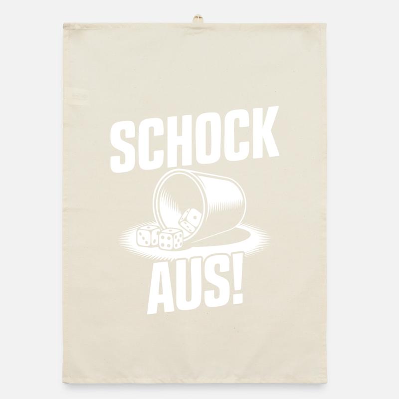 Choc ! Drôle Choquant, Dés, Puzzle Torchon bio