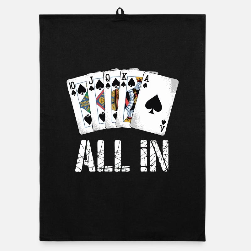 Poker Royal Flush - Conception ALL IN Torchon bio
