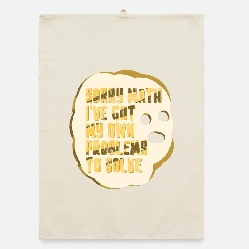 Math Nerd Students University Professor Mathematics Organic dish towel