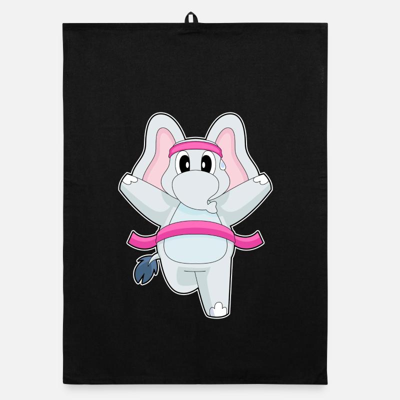 Elephant Jogger Jogging Sport Torchon bio