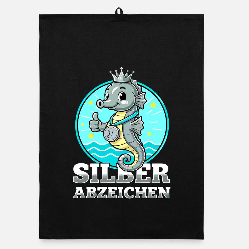 Insigne d’argent Natation Performance réussie Torchon bio