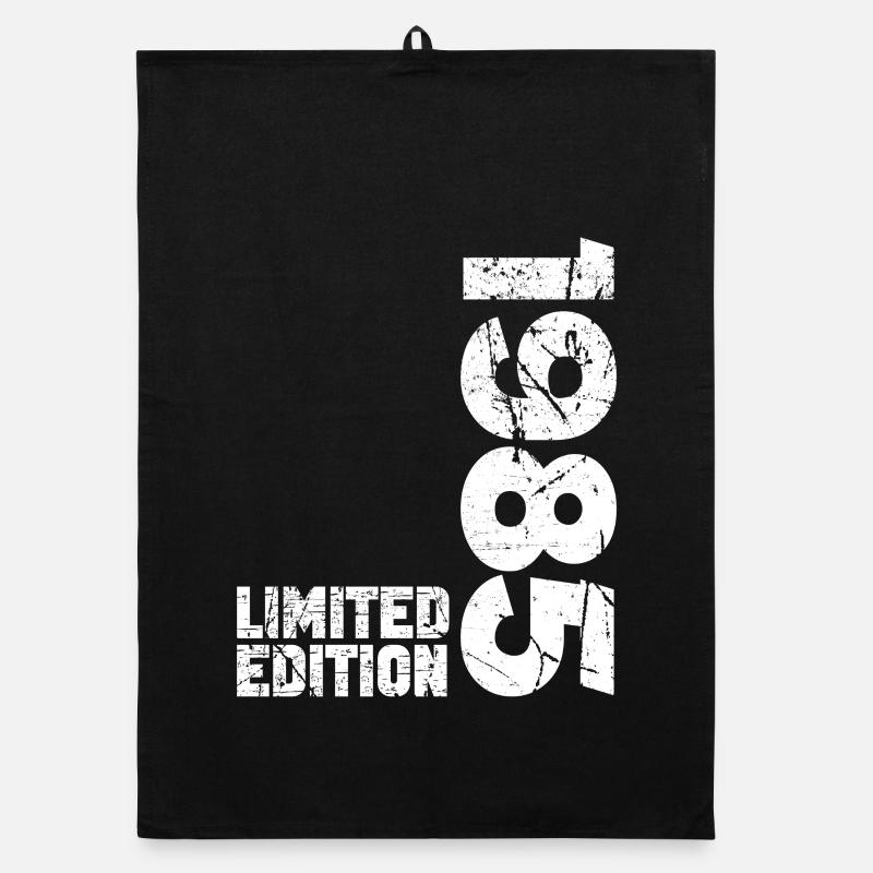 1985 Limited Edition Jubiläum Original Geschenk Organic Geschirrtuch