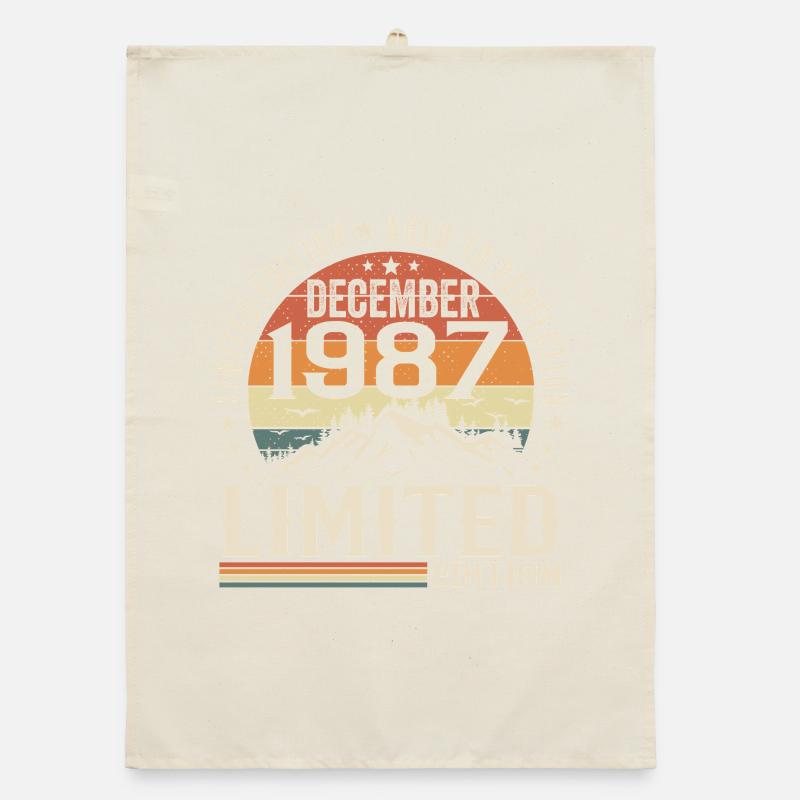 Dezember 1987 Organic Geschirrtuch