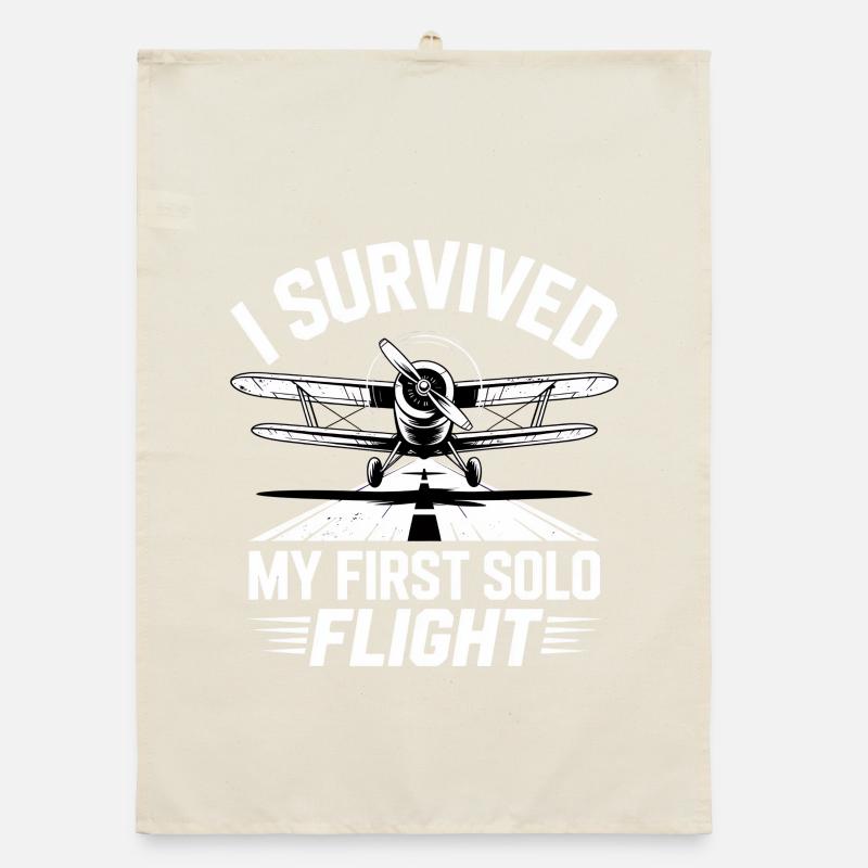 First Flight Airplane Flight Organic dish towel