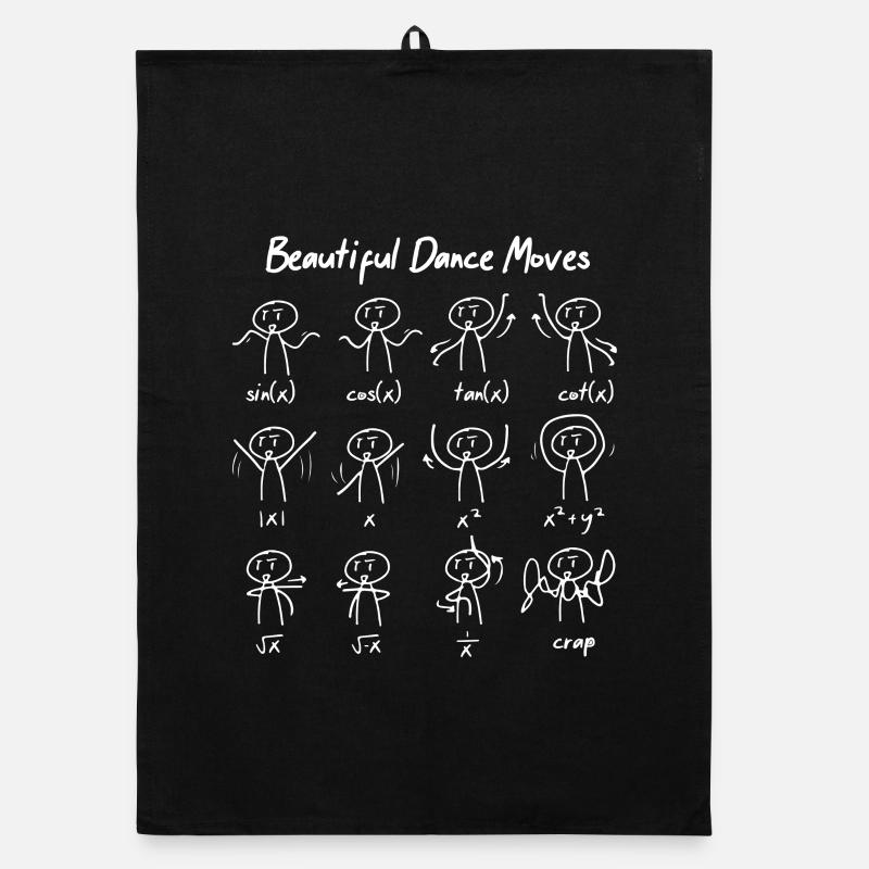 Funny Math Sayings Math Teacher Organic dish towel