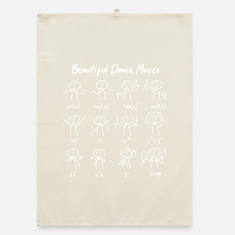 Funny Math Sayings Math Teacher Organic dish towel