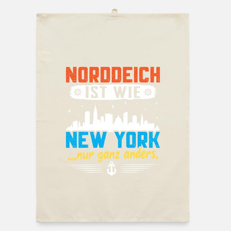 Norddeich, c'est comme New York, mais complètement différent. Torchon bio