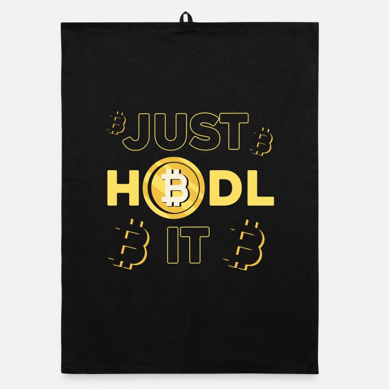 Il suffit de Hodl It Bitcoin Design Torchon bio