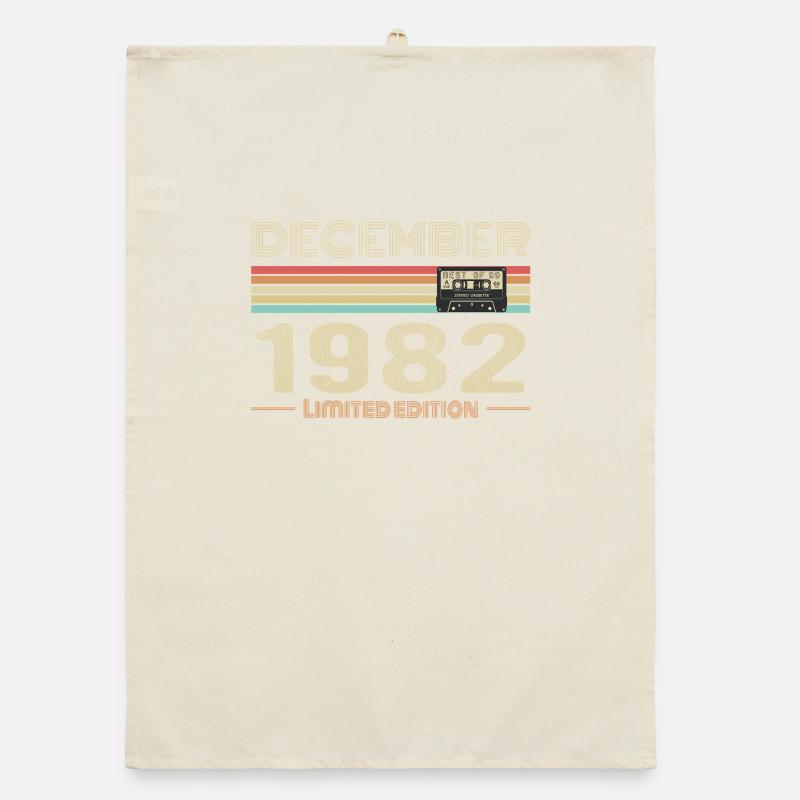 December 1982 Birthday December 1982 December Organic dish towel