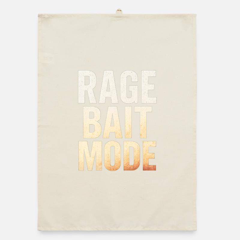 Wutköder-Modus, lustiger Spruch Organic Geschirrtuch