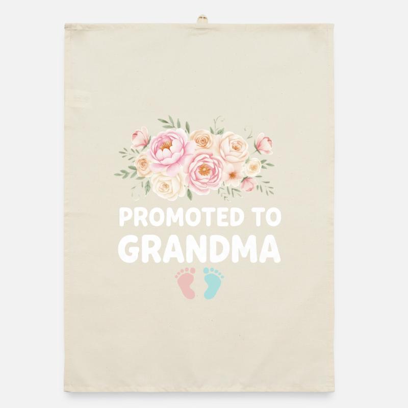 Werdender Oma loading zukünftige Großmutter Organic Geschirrtuch