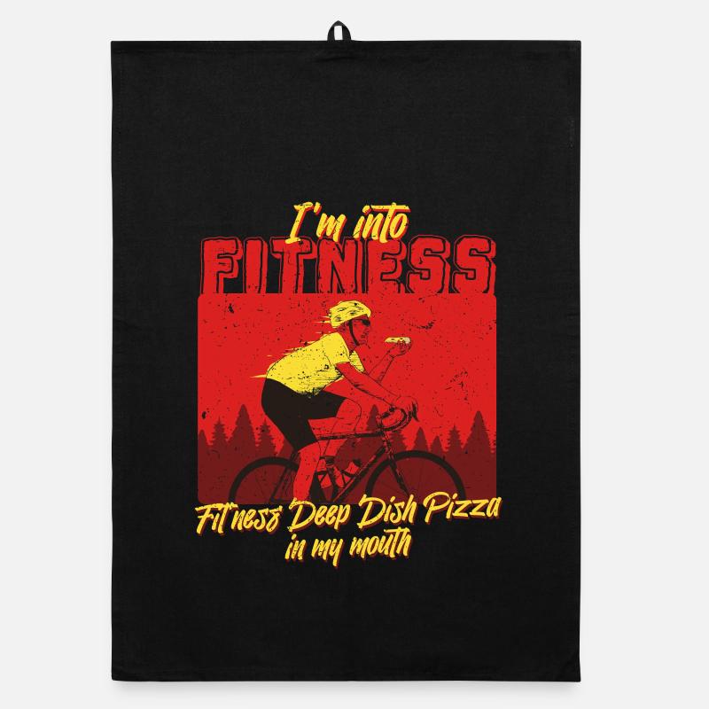 Deep Dish Pizza Chicargo Organic dish towel