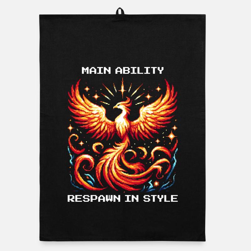 Main Ability: Respawn in Style | Phoenix Organic dish towel