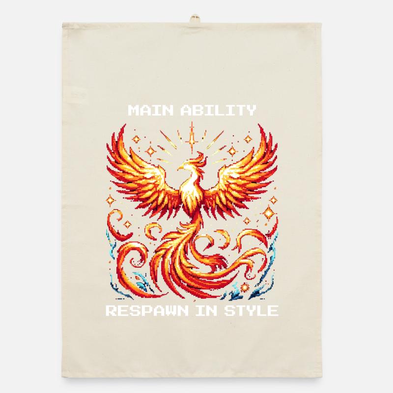 Main Ability: Respawn in Style | Phoenix Organic dish towel