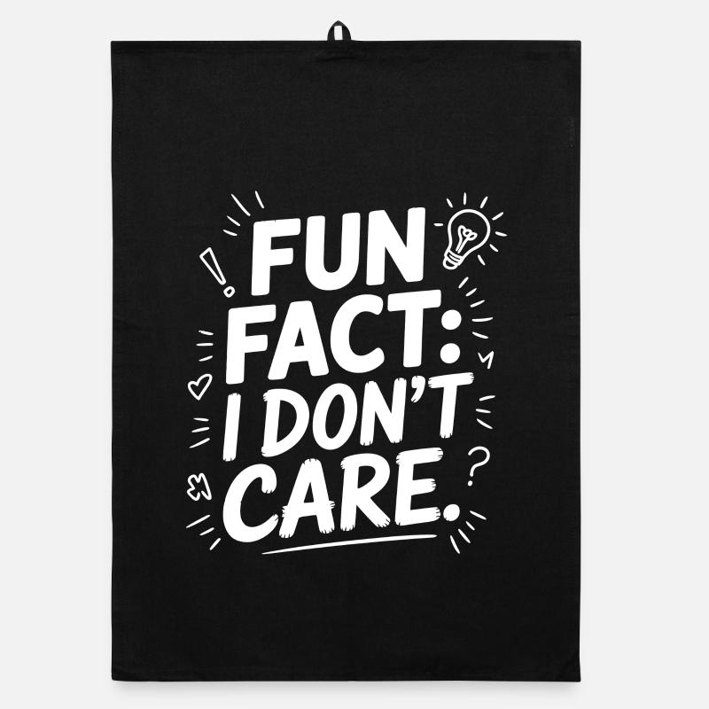Fun Fact Mir egal Organic Geschirrtuch