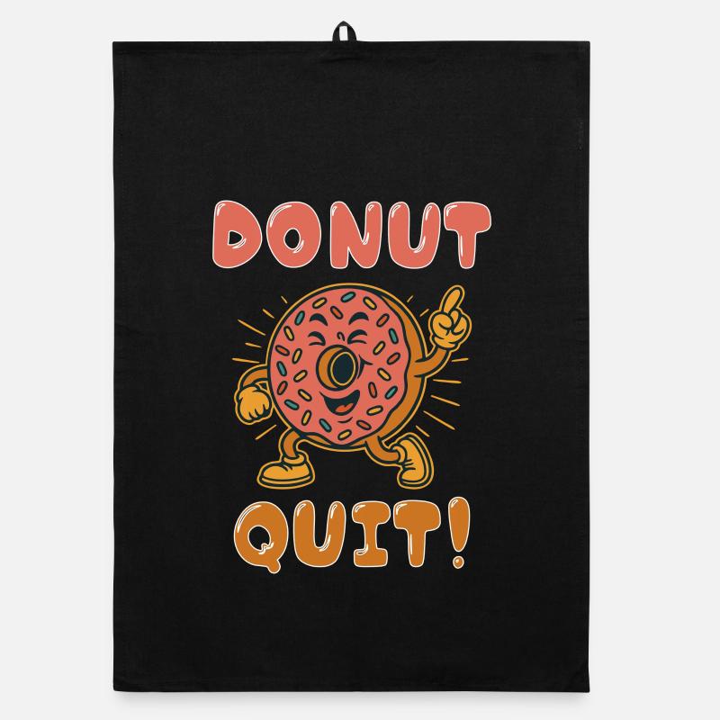 Donut Arrêtez ! Torchon bio