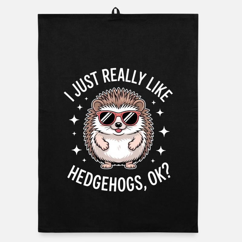 Igel Spruch Lustiges Igel Geschenk Organic Geschirrtuch