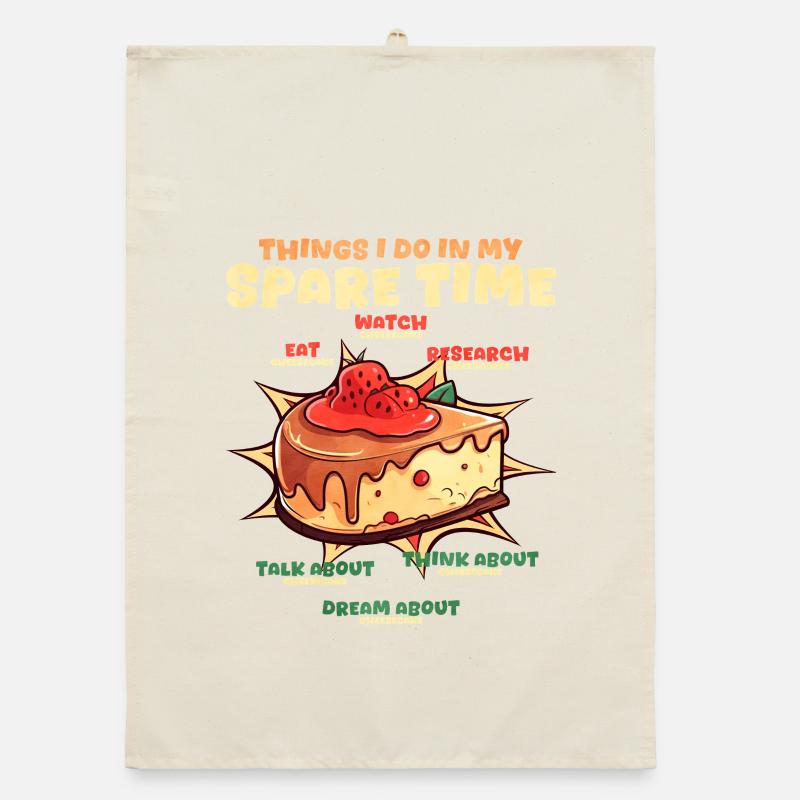 Cake Cheesecake Organic dish towel