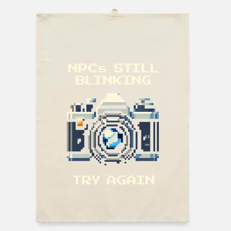 NPC is still blinking | Try again, portrait Organic dish towel
