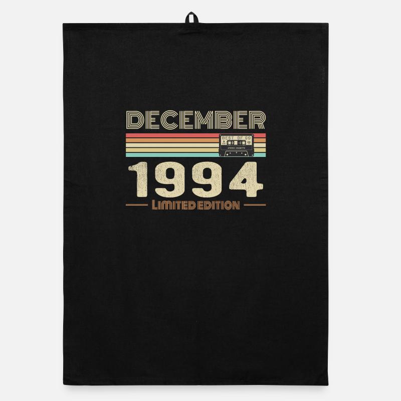 Décembre 1994 anniversaire Décembre 1994 Décembre Torchon bio