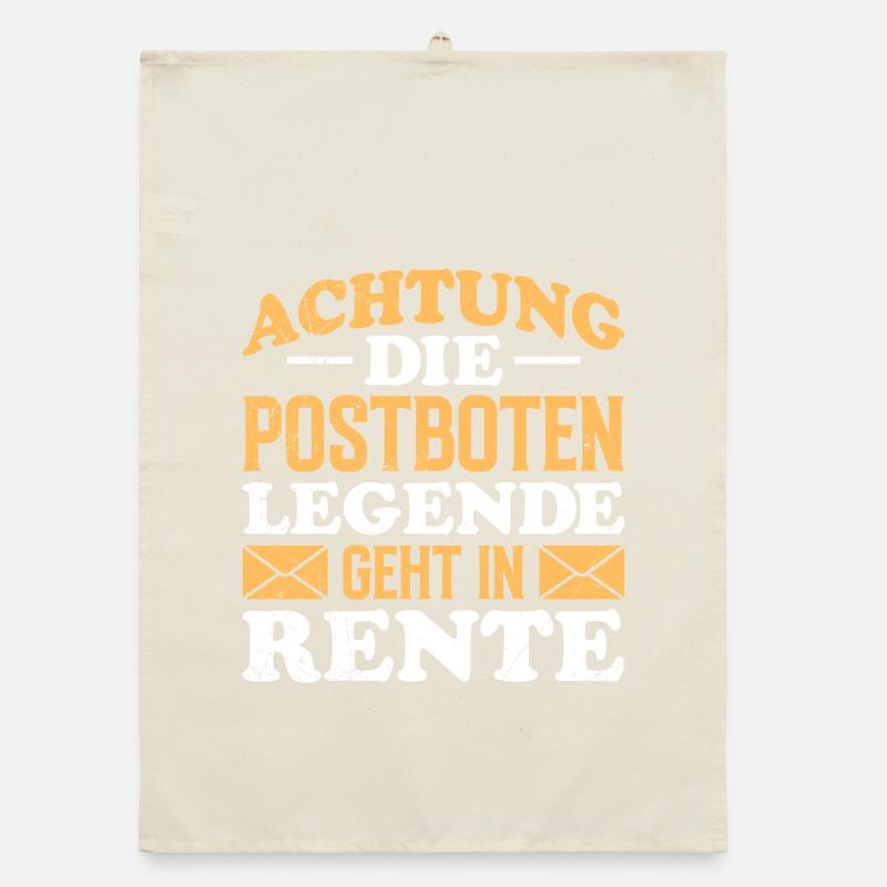Postman ATTENTION POSTMAN LEGEND RETIRED Organic dish towel