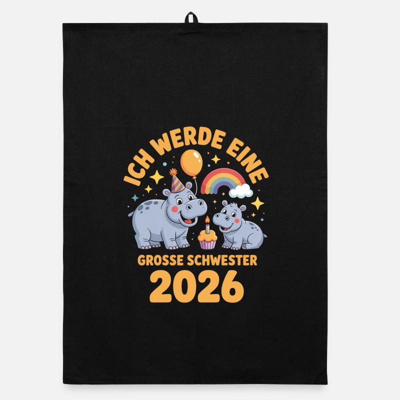 I'm going to be a big sister 2026 Hippo Organic dish towel