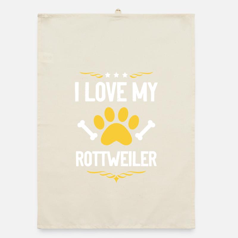 J’adore mon Rottweiler Torchon bio