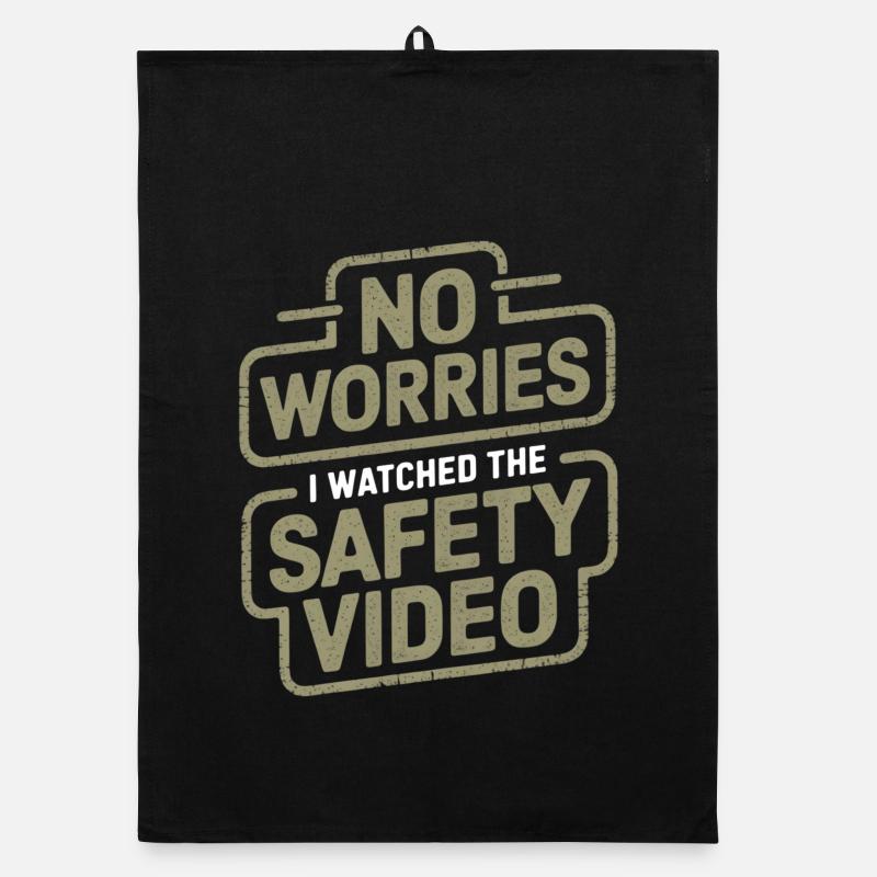 Pas de soucis Sécurité Vidéo Mème Torchon bio