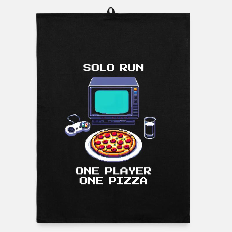 Solo Run: One Player, One Pizza | Singleplayer Organic dish towel