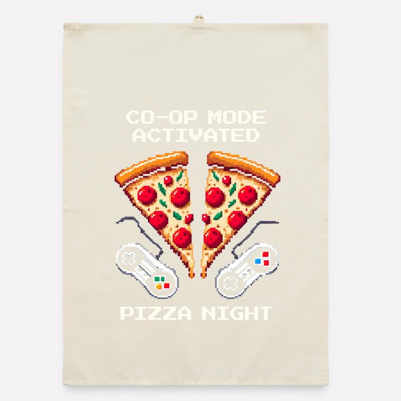 Co-Op Activated: Pizza Night | Multiplayer Gaming Organic dish towel