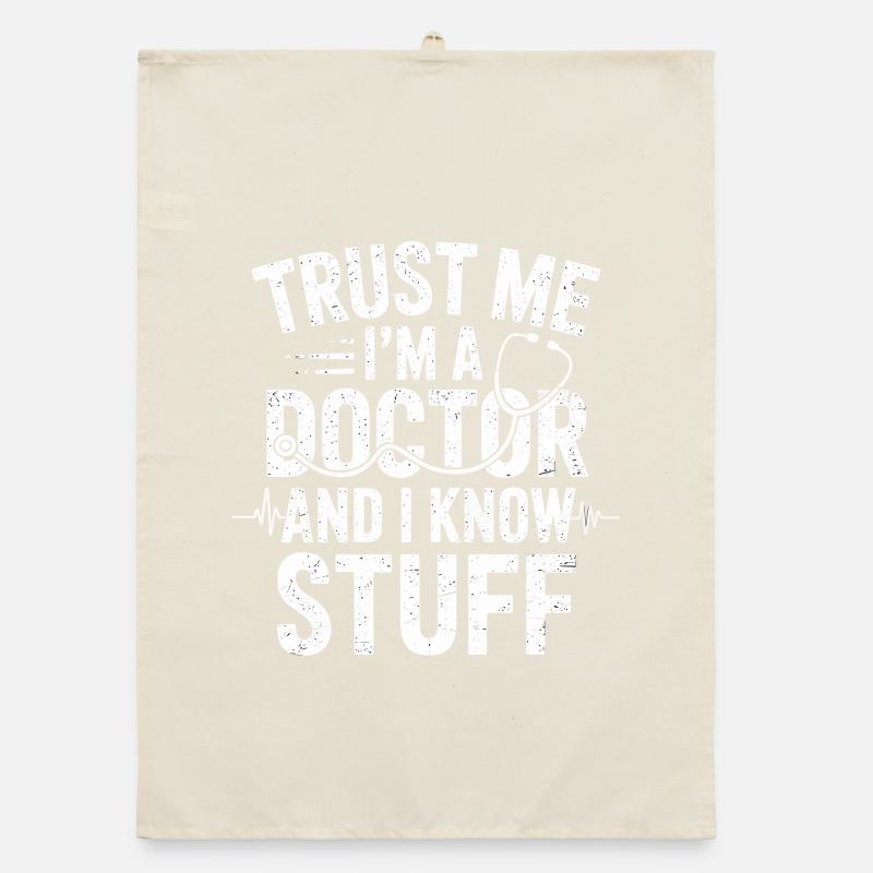 Trust me, I'm a doctor – And I know stuff Organic dish towel
