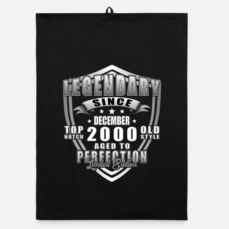 Dezember 2000 Jubiläum 2000 Legenden Dezember Organic Geschirrtuch