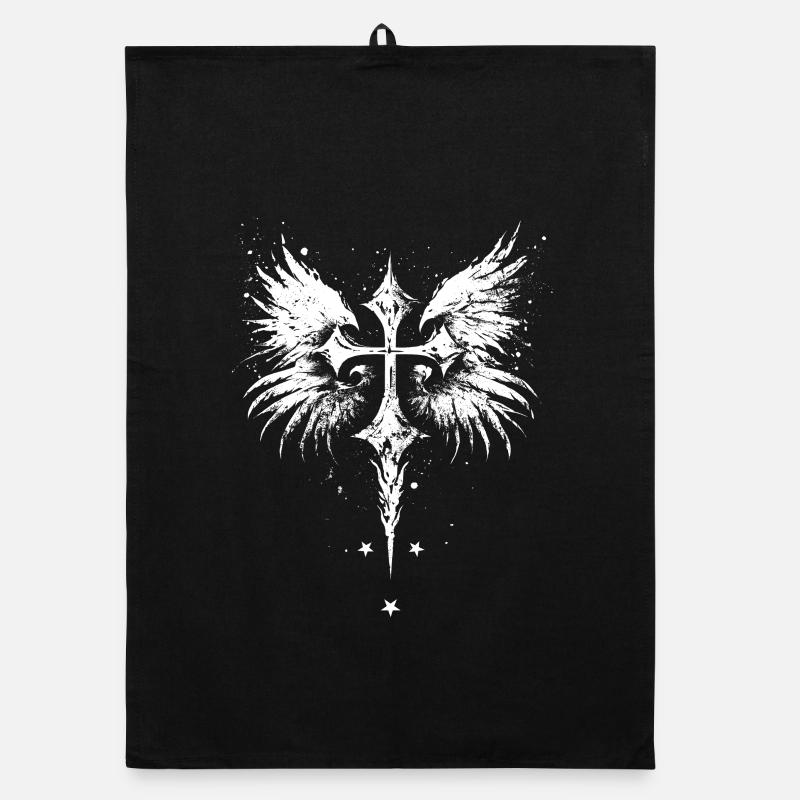 Croix Goth Gothique Emo Torchon bio