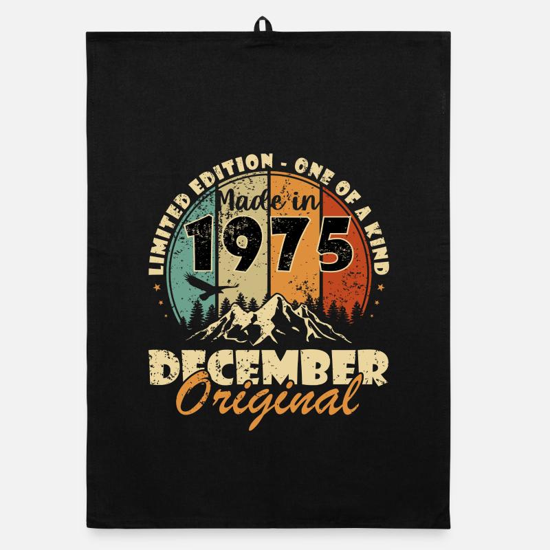 Dezember 1975 Jubiläum 1975 Dezember Organic Geschirrtuch