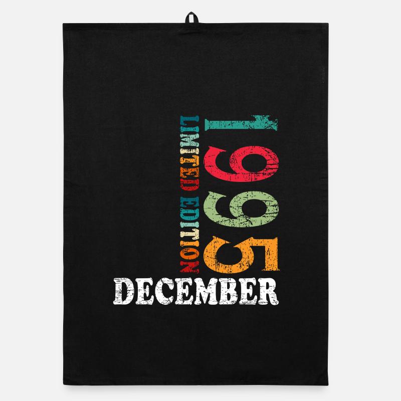 Geburtstag im Dezember 1995 - December Organic Geschirrtuch