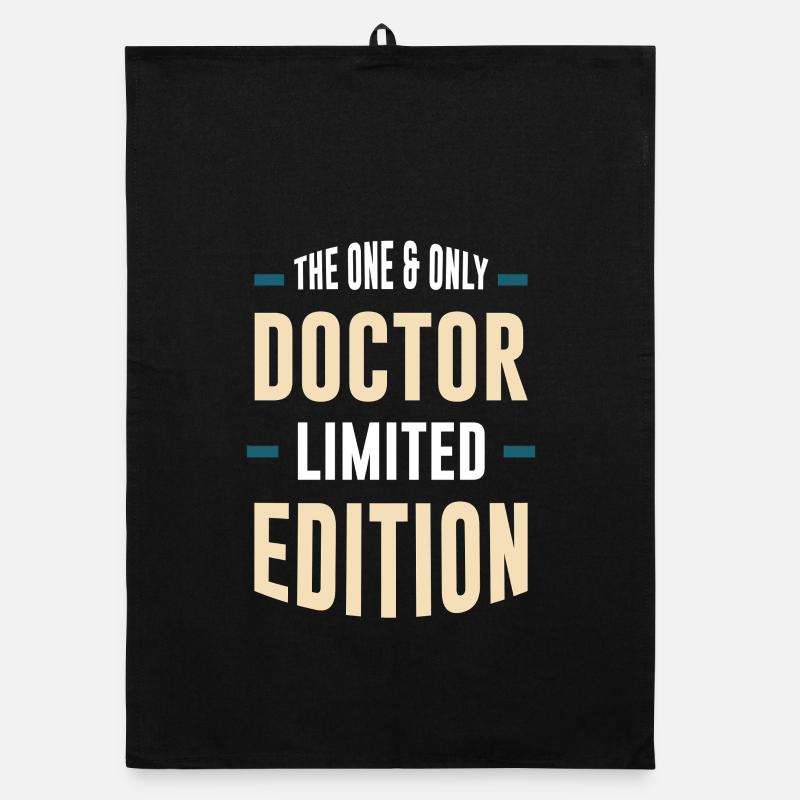 Le One Doctor Édition Limitée - Torchon bio - noir