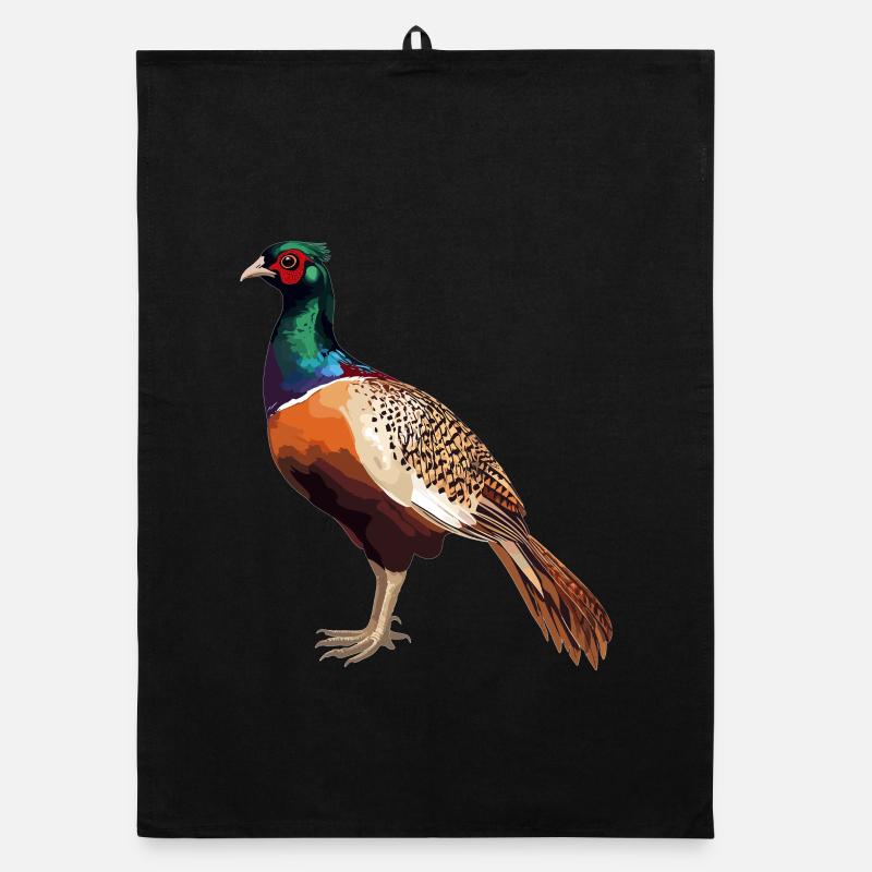 Pheasants Pheasant Organic dish towel