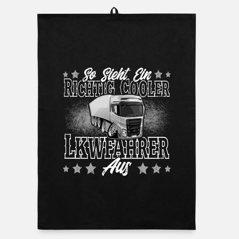 Lkw Fahrer Organic Geschirrtuch