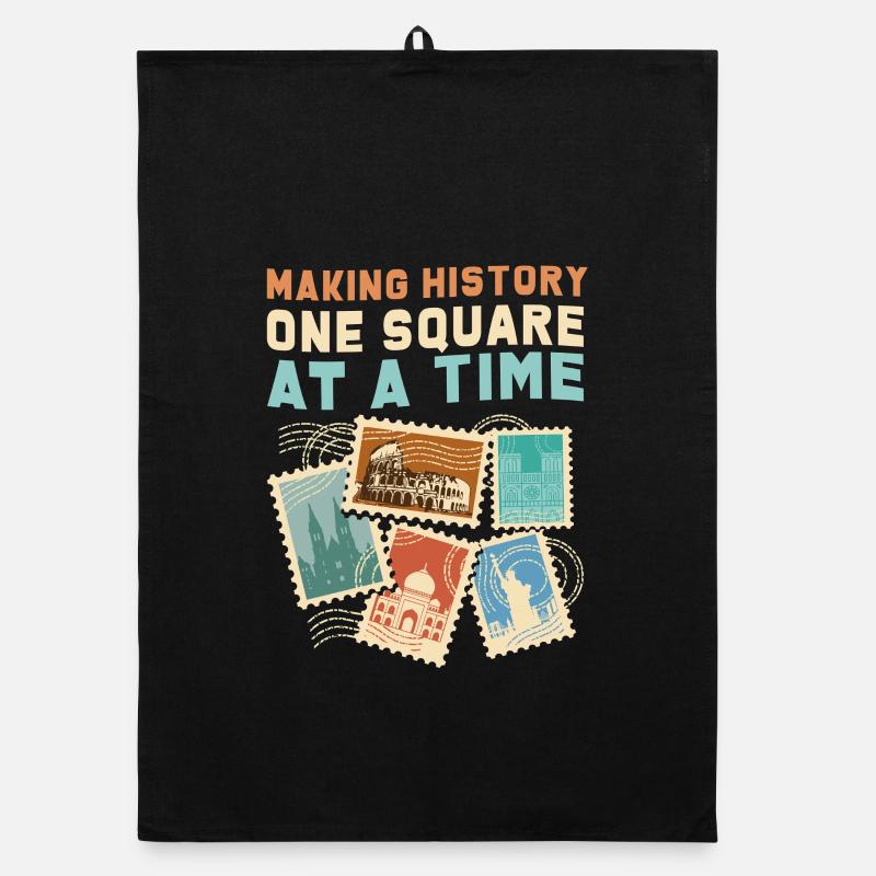 Stamps Philatelist Stamp Collection Organic dish towel