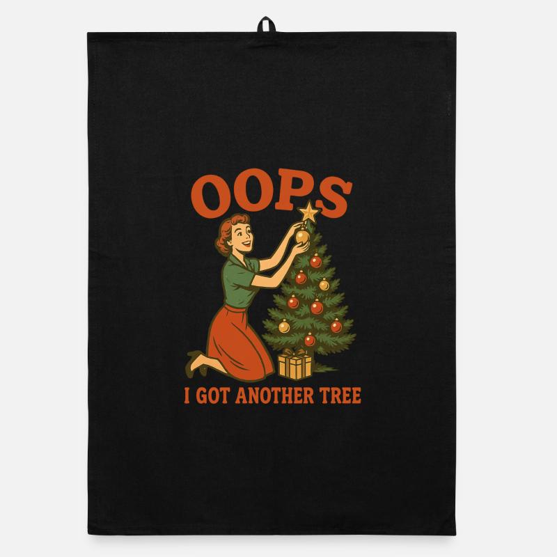 Oops I Got Another Tree Organic dish towel