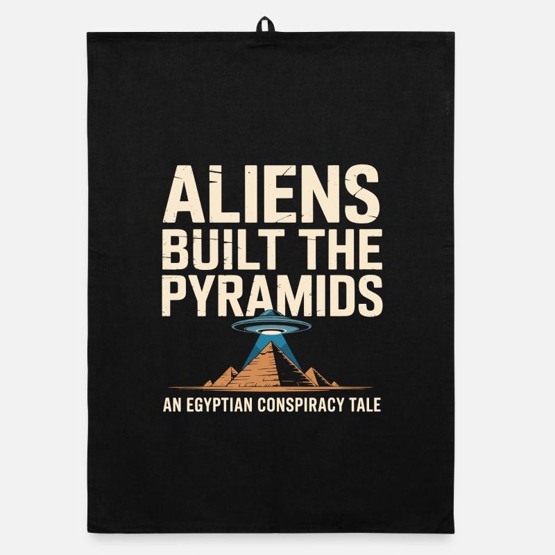 Les extraterrestres ont construit les pyramides : une pyramide égyptienne Torchon bio